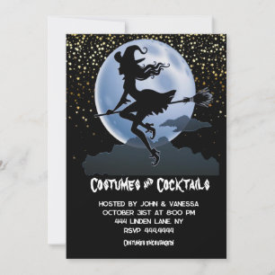 Halloween Witch Adult Party Invitations