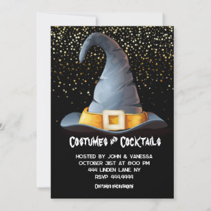 Halloween Witch Adult Party Invitations