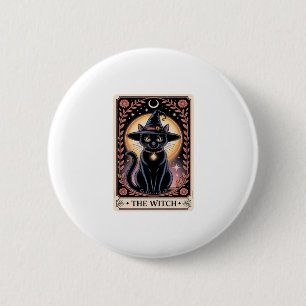 Halloween Witch Aesthetic Cat Lovers Gothic Tarot 6 Cm Round Badge