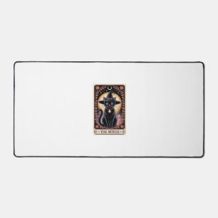 Halloween Witch Aesthetic Cat Lovers Gothic Tarot Desk Mat