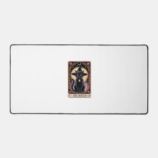 Halloween Witch Aesthetic Cat Lovers Gothic Tarot Desk Mat