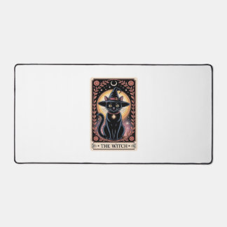 Halloween Witch Aesthetic Cat Lovers Gothic Tarot  Desk Mat