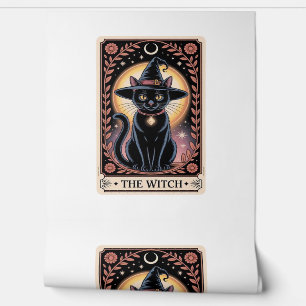 Halloween Witch Aesthetic Cat Lovers Gothic Tarot Wallpaper