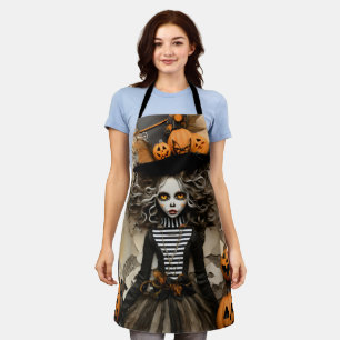 Halloween witch apron