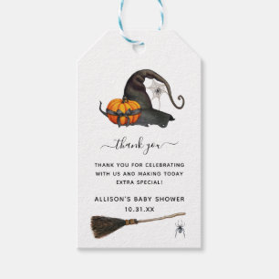 Halloween Witch   Baby Shower Thank You  Gift Tags