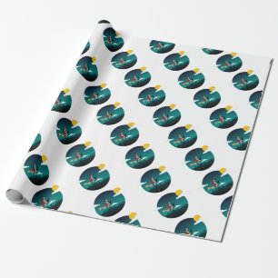 halloween witch Befana Wrapping Paper