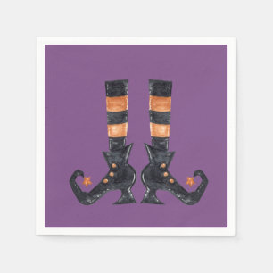 Halloween Witch Boots Napkin