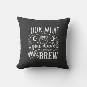 Halloween Witch Brew Funny Potion Design_1 Cushion