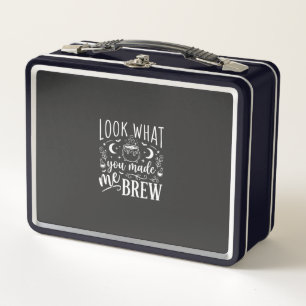Halloween Witch Brew Funny Potion Design_1 Metal Lunch Box