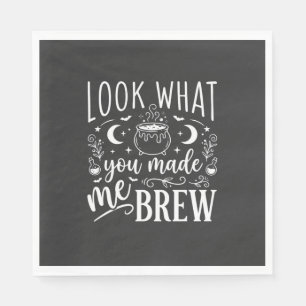 Halloween Witch Brew Funny Potion Design_1 Napkin