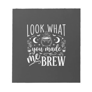 Halloween Witch Brew Funny Potion Design_1 Notepad