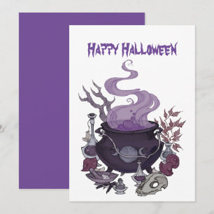 Halloween Witch Brew  Invitation