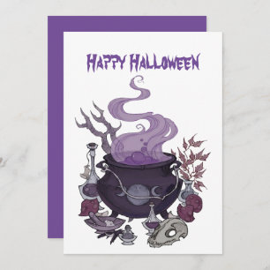 Halloween Witch Brew Invitation