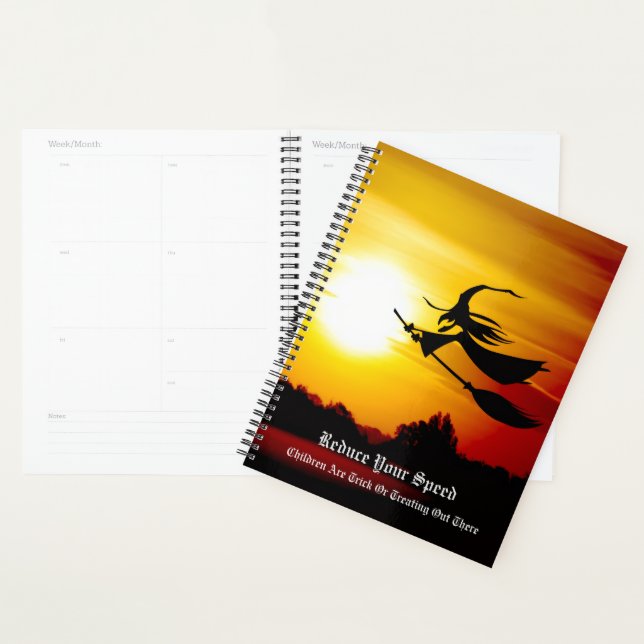 Halloween Witch Calendar Planner (Display)