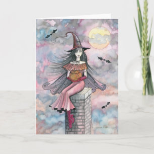 Halloween Witch Card by Molly Harrison