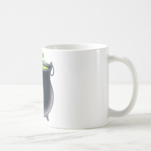 Halloween witch cauldron coffee mug