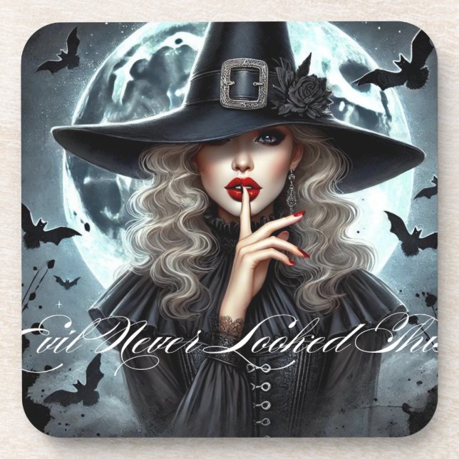 Halloween Witch Coaster (Front)