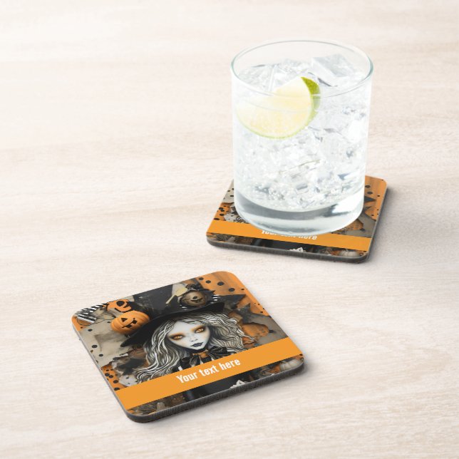Halloween Witch Coaster (Right Side)