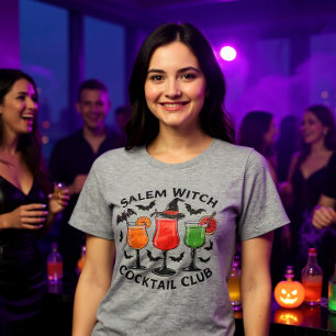 Halloween Witch Cocktail Club Drinks  Tri-Blend Shirt