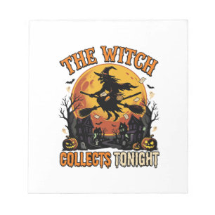 Halloween Witch Collection Humour Notepad