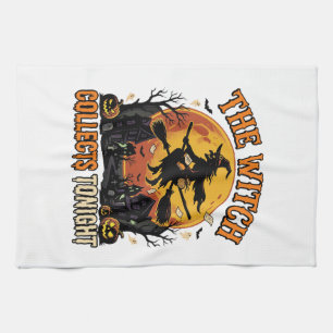 Halloween Witch Collection Humour Tea Towel