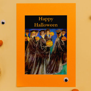Halloween Witch College Graduates Card