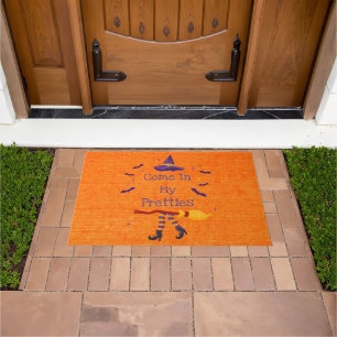 Halloween Witch Come In My Pretties Funny Home Doormat