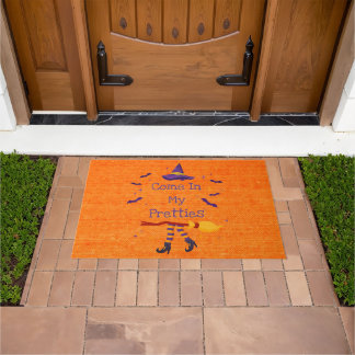 Halloween Witch Come In My Pretties Funny Home Doormat