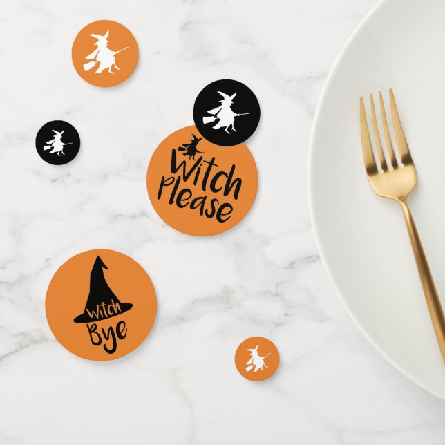 Halloween Witch Confetti (Group)