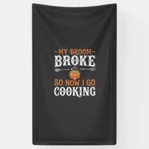 Halloween Witch Cooking Broom Broke Design_1 Banner