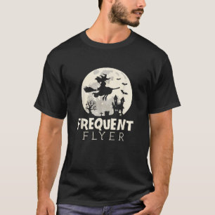 Halloween witch costume Frequent Flyer T-Shirt