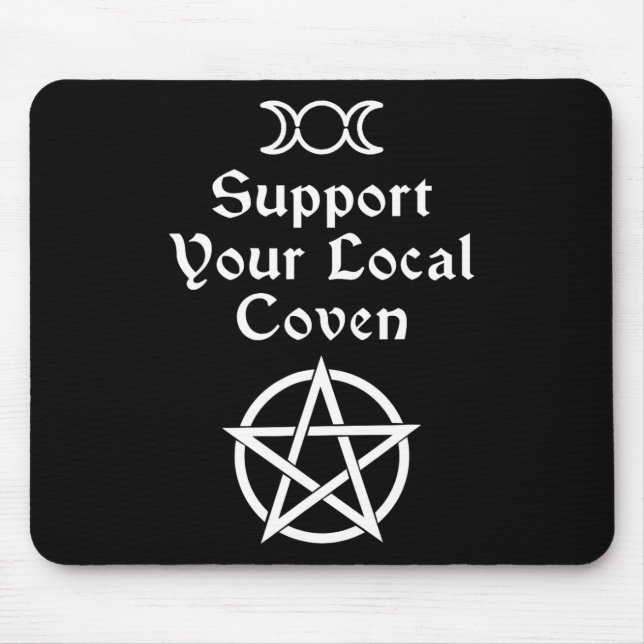 Halloween Witch Costume Men Women Mouse Mat (Front)