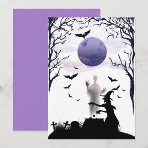 Halloween Witch Crafting Potion Card