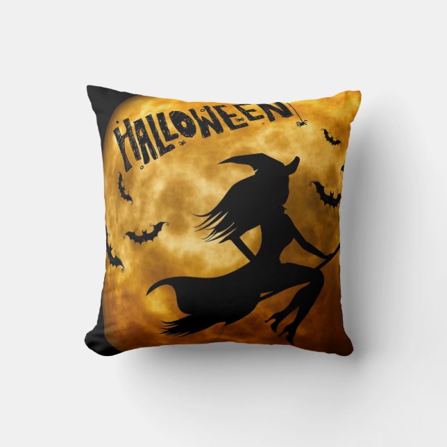 Halloween Witch Cushion (Front)