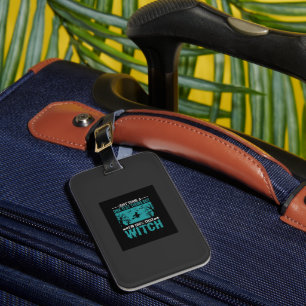 Halloween Witch DNA Test Design Luggage Tag