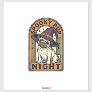 Halloween Witch Dog Vintage Engraving Shirt Design