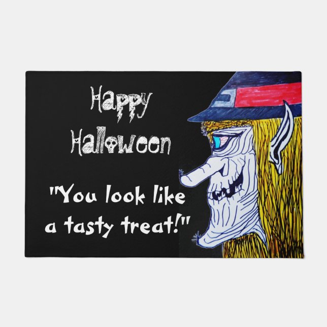 HALLOWEEN WITCH  DOORMAT (Front)