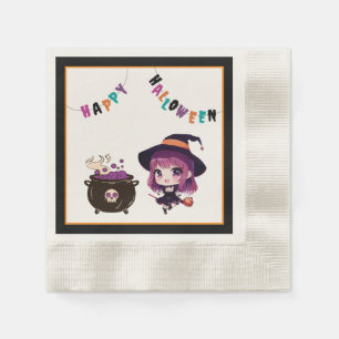 Halloween/witch/fall/October Napkin