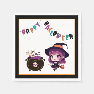 Halloween/witch/fall/October Napkin