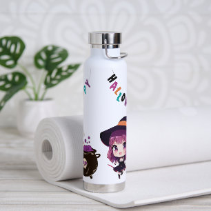 Halloween/witch/fall/October Water Bottle