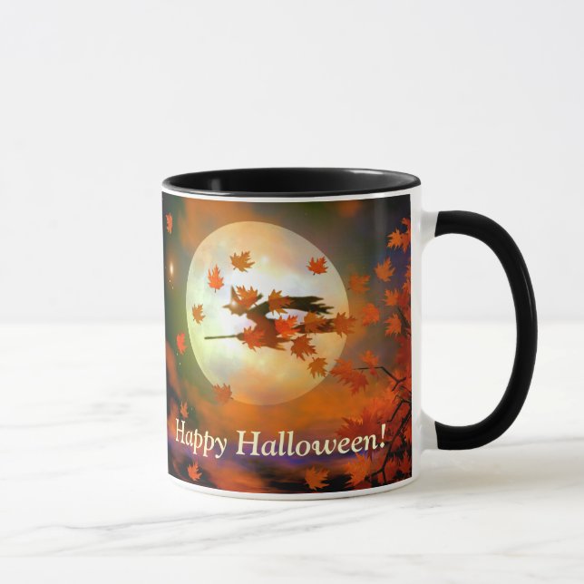 Halloween Witch Flight Mug (Right)
