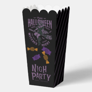 Halloween Witch Flying on Broom Popcorn Box – Spoo