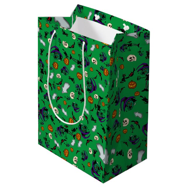 Halloween Witch Gift Bag (Back Angled)