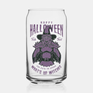 Halloween Witch Glass – Spooky Purple
