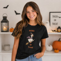 Halloween Witch Goose Honk or Treat Woman