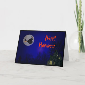 Halloween Witch Greeting Card
