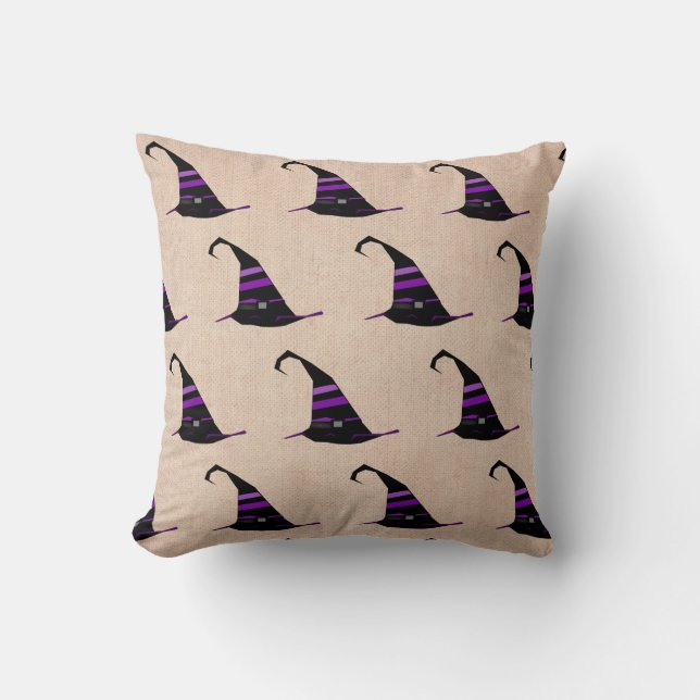 Halloween Witch Hat Cushion (Front)