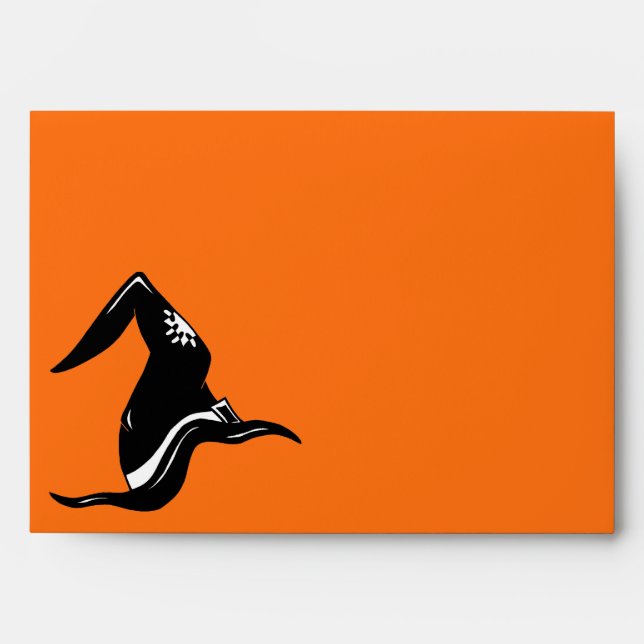 Halloween Witch Hat Envelope (Front)