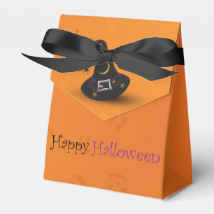 Halloween Witch Hat with Spider Favour Box
