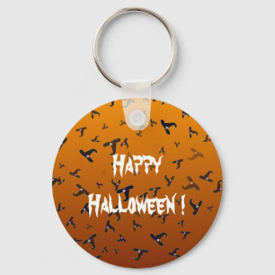 Halloween Witch Hats Key Ring